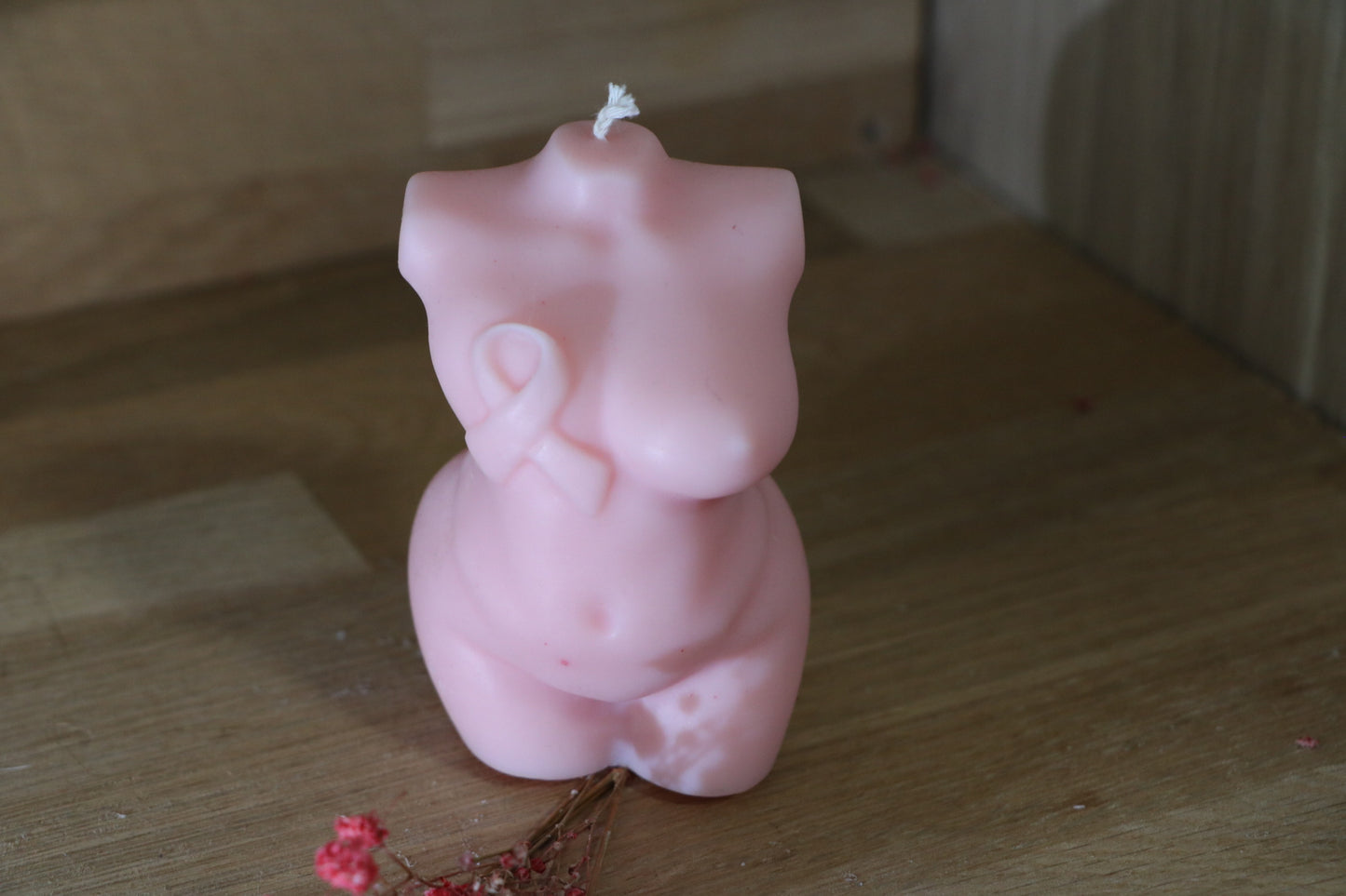 Bougie Octobre Rose
